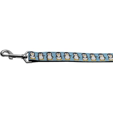 MIRAGE PET PRODUCTS Penguins Nylon Dog Leash0.38 in. x 6 ft. 125-037 3806